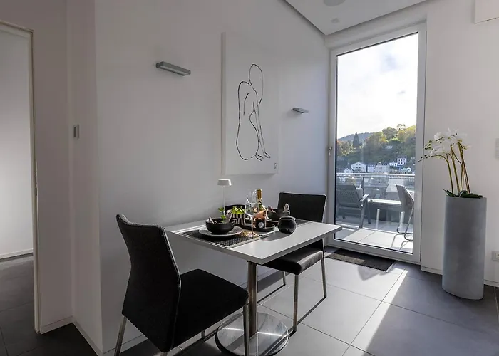 Neu Penthouse Moseltop Luxus Design Klima 2p